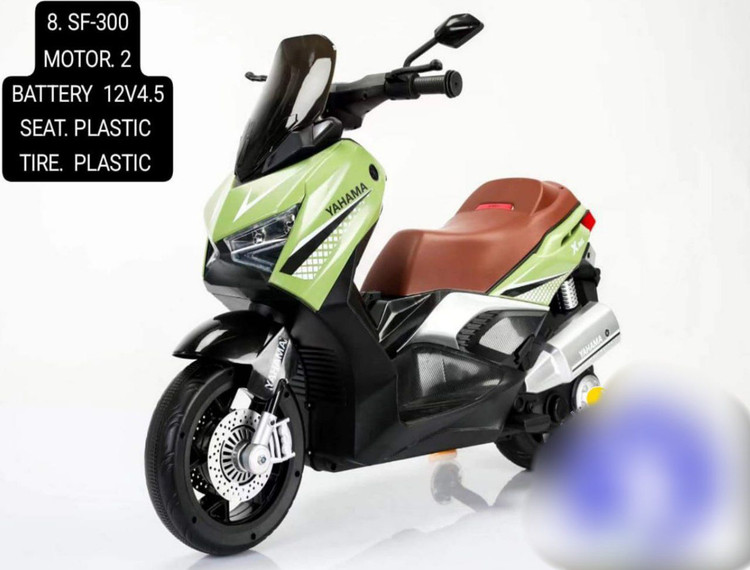 موتور شارژی دو موتوره بهمراه باتری 12 ولت 4/5 آمپر و ریموت کنترل برند NTCO مدل SF-300