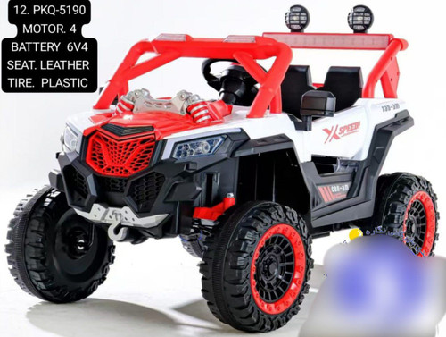 ماشین شارژی شاسی بلند چهار موتوره بهمراه دو باتری 6 ولت 4/5 آمپر برند NTCO مدل PKQ-5190