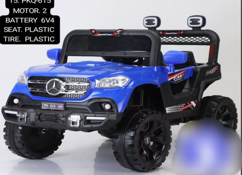 ماشین شارژی شاسی بلند دو موتوره بهمراه دو باتری 6 ولت 4 آمپر برند NTCO مدل PKQ-615