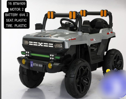 ماشین شارژی شاسی بلند چهار موتوره بهمراه باتری 12 ولت 7 آمپر برند NTCO مدل BTM-909