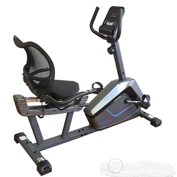 دوچرخه ثابت نشسته مبله خانگی پاورمکس با تحمل وزن 120 کیلوگرم و عملکرد مگنتی مدل 611R برند اورجینال POWERMAX