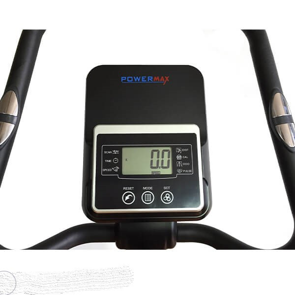 دوچرخه ثابت خانگی پاورمکس با تحمل وزن 110کیلوگرم و عملکرد مگنتی مدل BS57 برند اورجینال POWERMAX