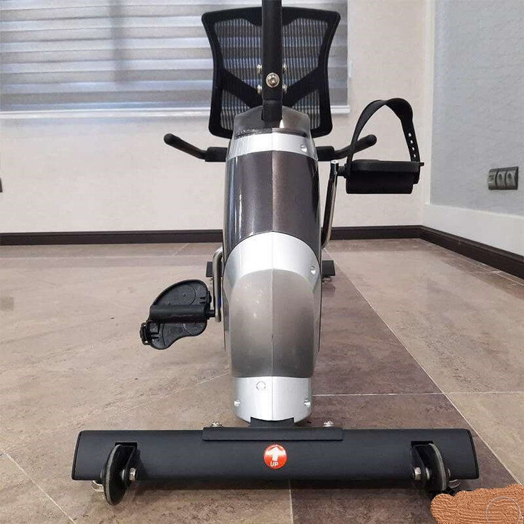 دوچرخه ثابت نشسته مبله پاور مکس با تحمل وزن 130 کیلوگرم و عملکرد مگنتی مدل 5105R