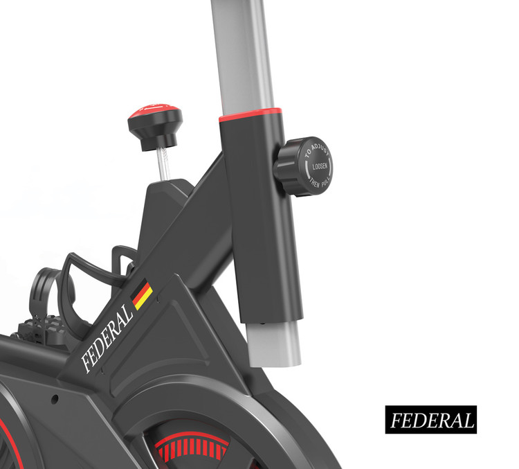 دوچرخه اسپینینگ با تحمل وزن 100 کیلوگرم و دیسک 10 کیلوگرمی برند فدرال مدل S550