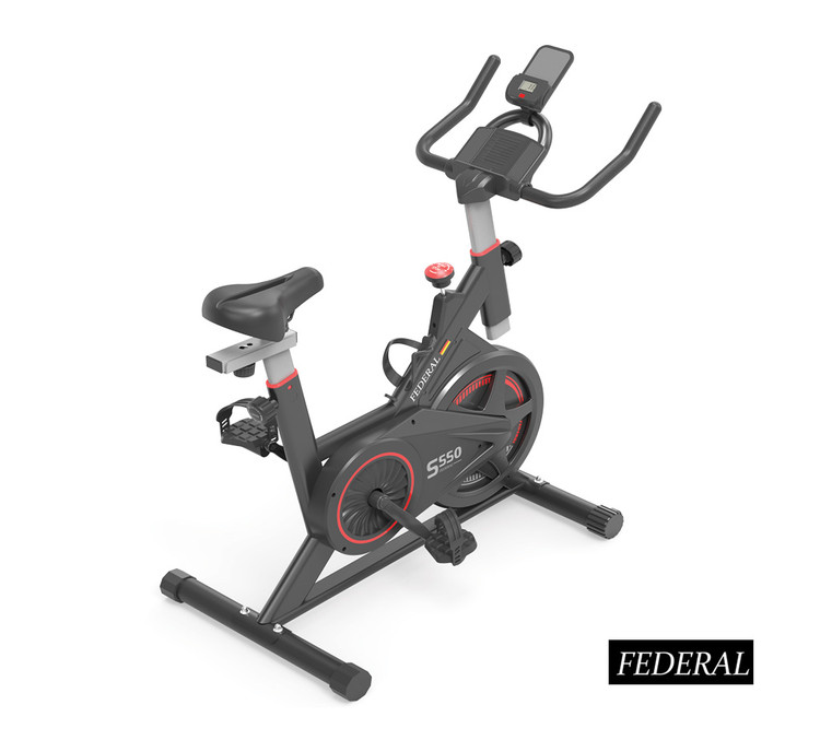 دوچرخه اسپینینگ با تحمل وزن 100 کیلوگرم و دیسک 10 کیلوگرمی برند فدرال مدل S550