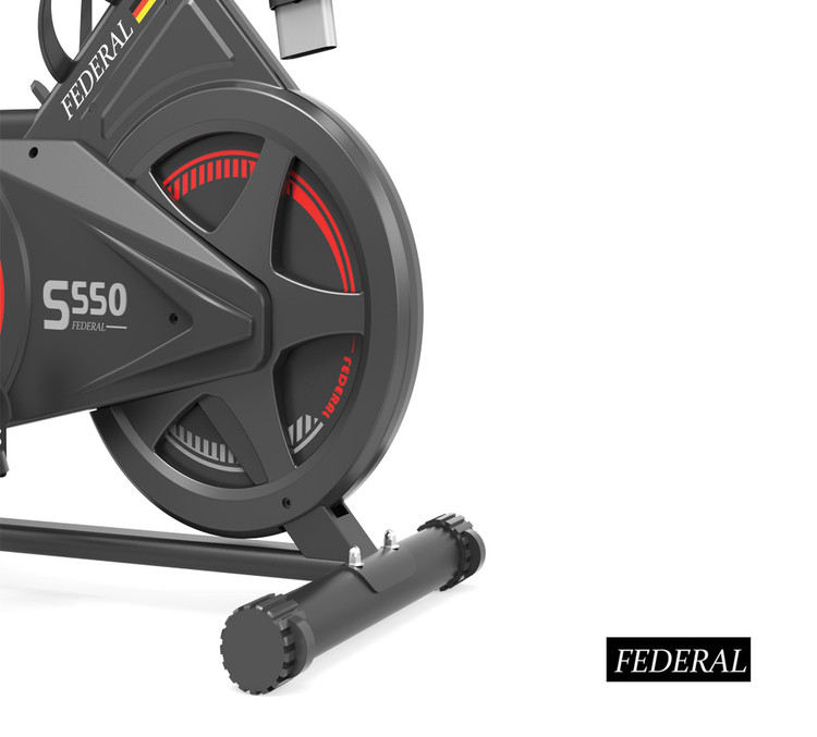 دوچرخه اسپینینگ با تحمل وزن 100 کیلوگرم و دیسک 10 کیلوگرمی برند فدرال مدل S550