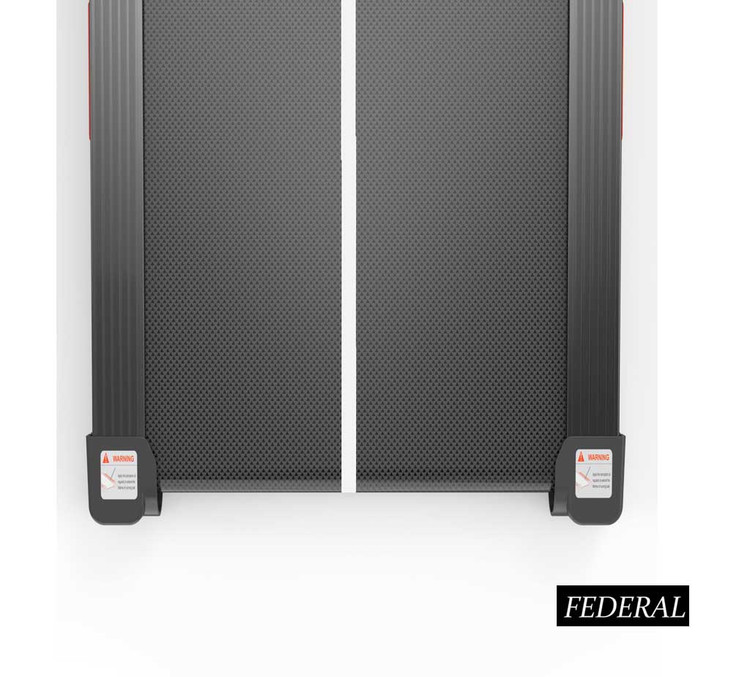 تردمیل بدون دسته واکینگ پد فدرال با تحمل وزن 100 کیلوگرم و ریموت کنترل مدل Smart X8