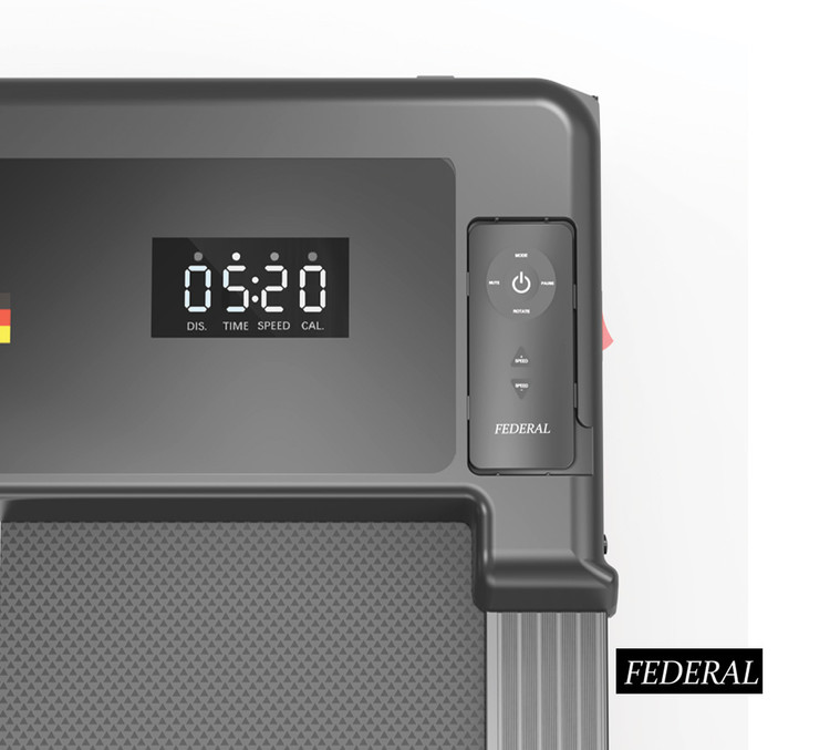 تردمیل بدون دسته واکینگ پد فدرال با تحمل وزن 100 کیلوگرم و ریموت کنترل مدل Smart X8