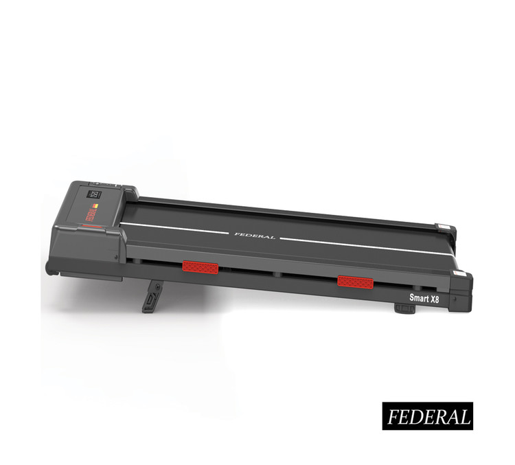 تردمیل بدون دسته واکینگ پد فدرال با تحمل وزن 100 کیلوگرم و ریموت کنترل مدل Smart X8