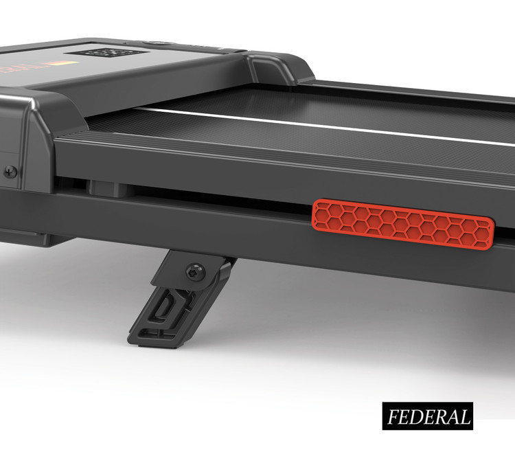 تردمیل بدون دسته واکینگ پد فدرال با تحمل وزن 100 کیلوگرم و ریموت کنترل مدل Smart X8