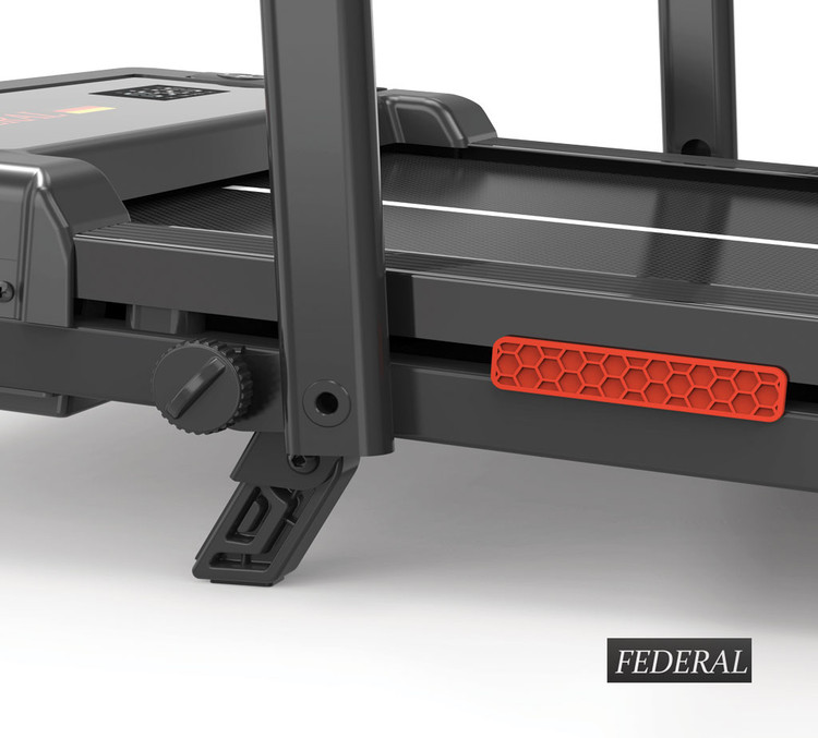 تردمیل اقتصادی و مدرن واکینگ پد فدرال با دسته تاشو تحمل وزن 100 کیلوگرم و دارای ریموت کنترل مدل Smart X8H