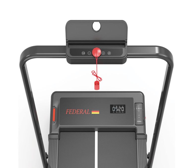 تردمیل اقتصادی و مدرن واکینگ پد فدرال با دسته تاشو تحمل وزن 100 کیلوگرم و دارای ریموت کنترل مدل Smart X8H