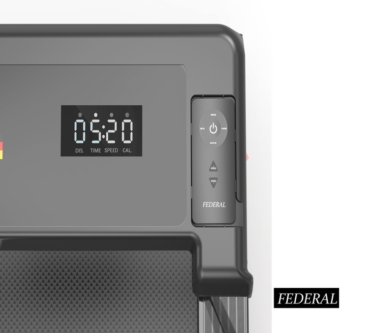 تردمیل اقتصادی و مدرن واکینگ پد فدرال با دسته تاشو تحمل وزن 100 کیلوگرم و دارای ریموت کنترل مدل Smart X8H