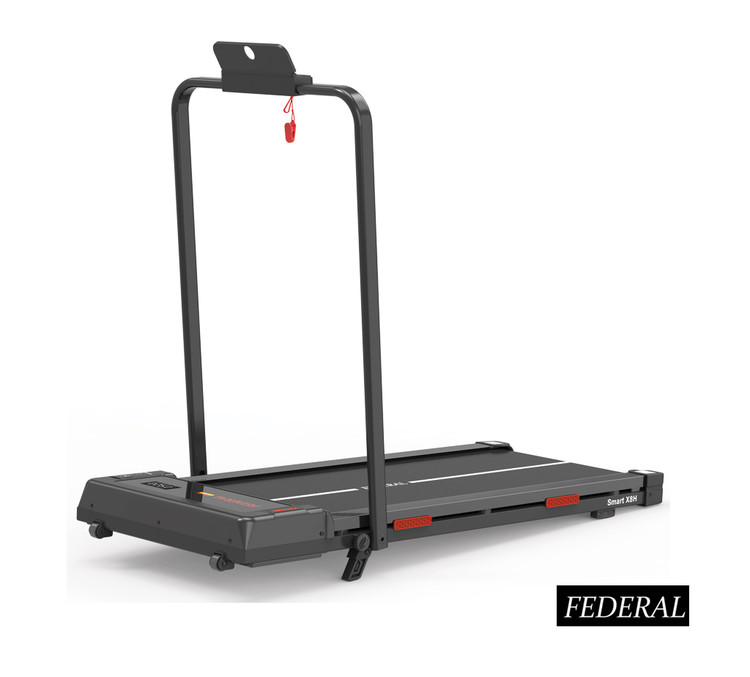 تردمیل اقتصادی و مدرن واکینگ پد فدرال با دسته تاشو تحمل وزن 100 کیلوگرم و دارای ریموت کنترل مدل Smart X8H