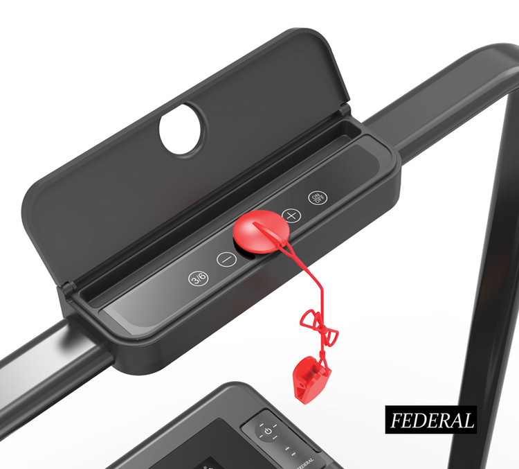 تردمیل اقتصادی و مدرن واکینگ پد فدرال با دسته تاشو تحمل وزن 100 کیلوگرم و دارای ریموت کنترل مدل Smart X8H