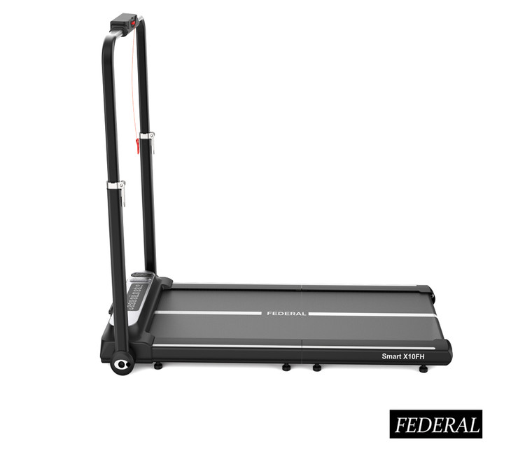 تردمیل تاشو واکینگ پد فدرال با تحمل وزن 100 کیلوگرم بهمراه ضربه گیرهای آنتی شوک مدل Smart X10FH