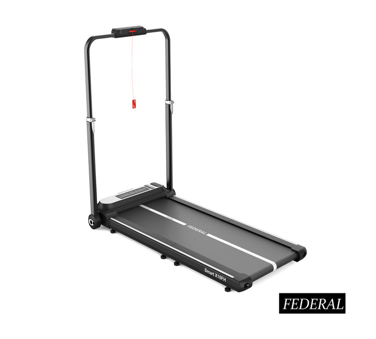 تردمیل تاشو واکینگ پد فدرال با تحمل وزن 100 کیلوگرم بهمراه ضربه گیرهای آنتی شوک مدل Smart X10FH