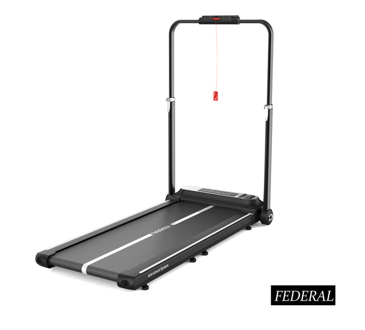 تردمیل تاشو واکینگ پد فدرال با تحمل وزن 100 کیلوگرم بهمراه ضربه گیرهای آنتی شوک مدل Smart X10FH