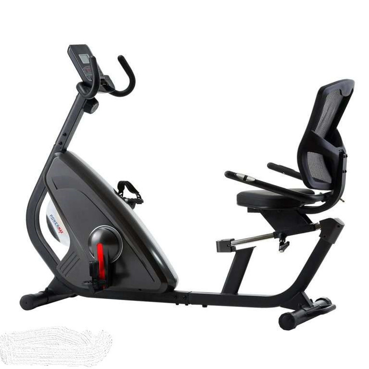 دوچرخه مبله نشسته خانگی برند اورجینال PowerMax با تحمل وزن 130 کیلوگرم و عملکرد مگنتی مدل EFIT 41800R
