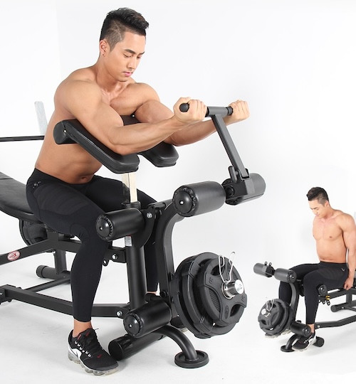 میز پرس چند کاره تاشو برند کانادایی ALTAS با جنس فولاد مقاوم و قابلیت انجام حرکات متنوع بدنسازی مدل BK-3011