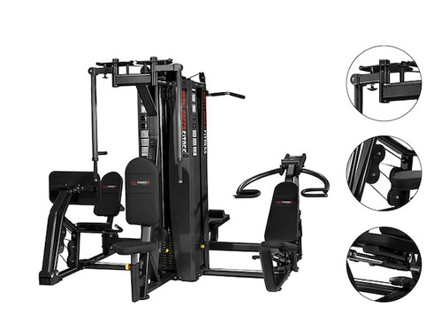 هوم جیم بدنسازی 4 ایستگاهه برند کانادایی ALTAS داررای 4 ایستگاه مستقل و انجام 30 حرکت بدنسازی مدل BK-128