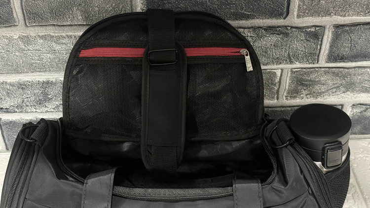 ساک ورزشی زیپ چاپدار آدیداس دارای جا کفشی و جا شیکری کد ۱۰۵