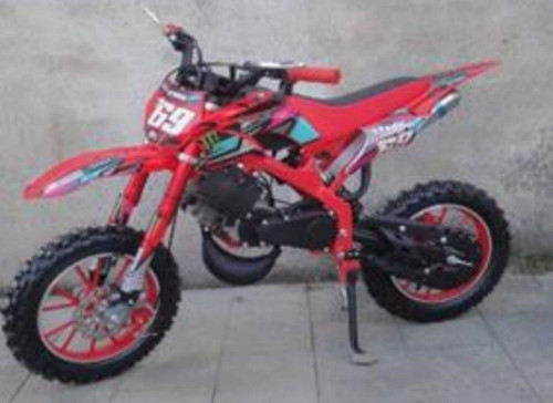 موتور کراس ۴۹ سی سی بنزینی دو زمانه استارتی با ترمز جلو و عقب دیسکی NTCO کد 110017