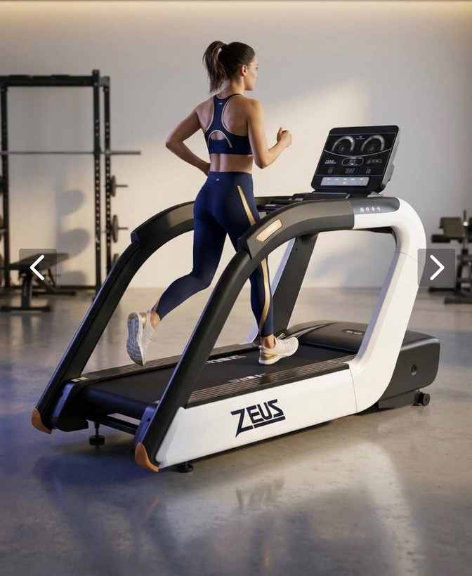 تردمیل باشگاهی غول پیکر زئوس با موتور ۷ اسب AC و تحمل وزن آزاد مدل Zeus8001