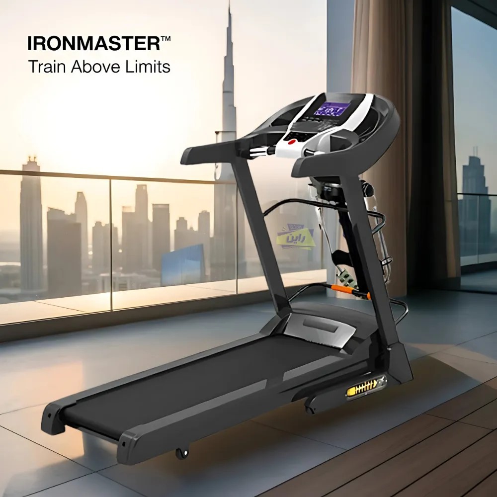تردمیل خانگی چند کاره شیب برقی مدل IRON Master F930D