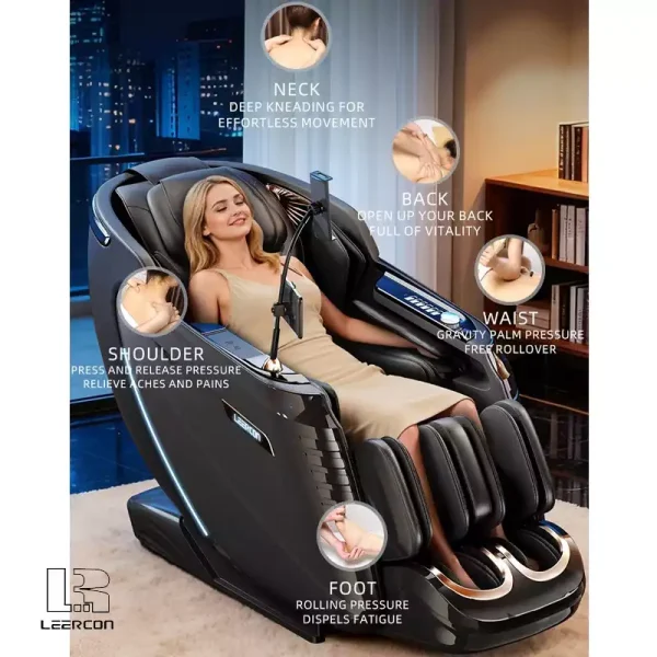 صندلی ماساژور لیرکن بهمراه ماساژ چهار بعدی مدل Leercon LEK 988Z4