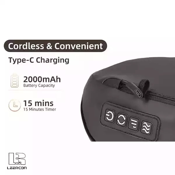 پشتی و بالش ماساژور لیرکن مناسب کاهش خستگی عضلات مدل Leercon K8