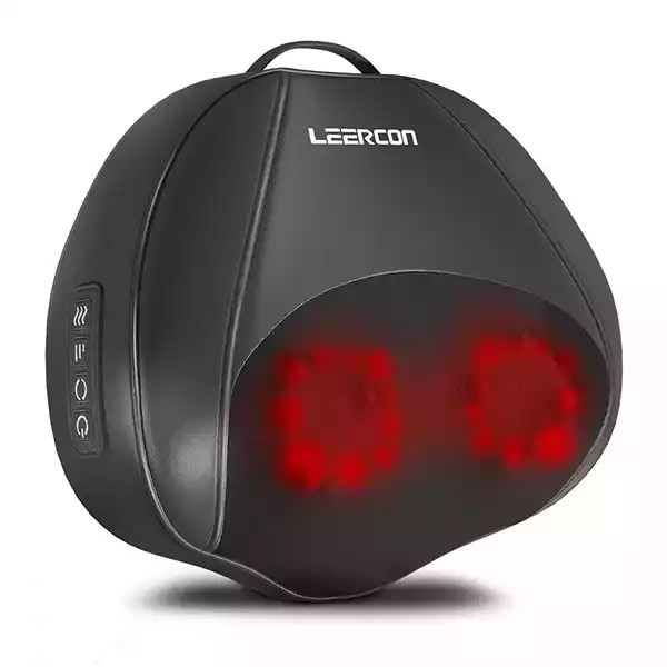 پشتی و بالش ماساژور لیرکن مناسب کاهش خستگی عضلات مدل Leercon K8