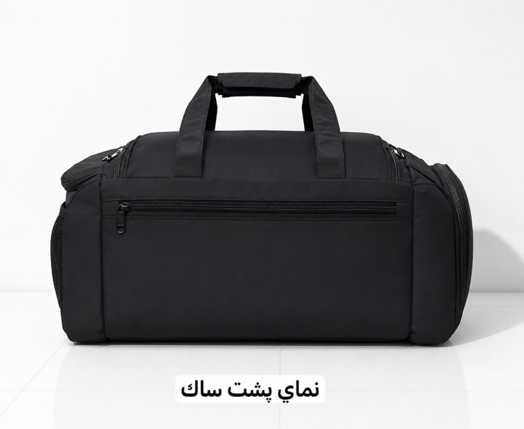 ساک ورزشی پارچه ای سه کاره سایز بزرگ نایک پرو با قابلیت کوله شدن و جا موبایلی دار کد ۱۱۵