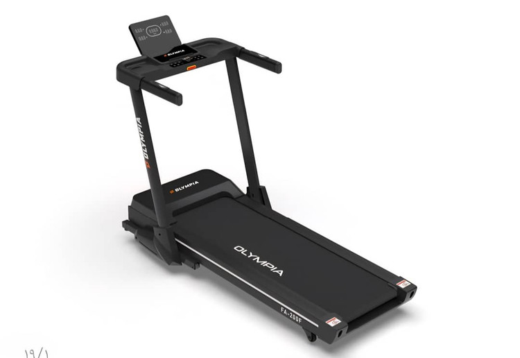 تردمیل خانگی المپیا با موتور ۲ اسب بخار و تحمل وزن ۱۲۰ کیلوگرم مدل Olympia FA200F